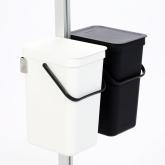 2 St. Mülleimer  à 12 Liter incl. Halter  Neu