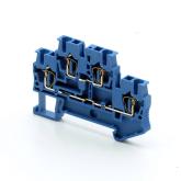 Double level pull spring terminal block STTB 2,5 BU 4017918186821 