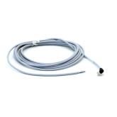 M8 female 90° A-cod. with cable PUR 4x0,25 grey 5m New FS