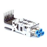 Anschlussplatte VMPA2-FB-AP-2-1 mit Elektronikmodul VMPA2-FB-EMG-4 537984  Neuwertig