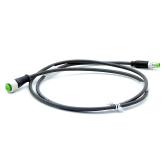 Kabel M8 male 0° / M12 female 0°  Neu OVP