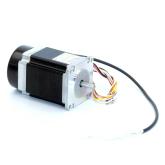 NEMA23 2-phase stepper motor 1.8° 1.35Nm Strands: 8 2.3A Front shaft: 6.35mm Encoder line driver  New FS