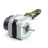 NEMA17 2-Phasen-Schrittmotor 1.8° 0.16Nm Litzen:6 0.95A Frontwelle:5mm Encoder TTL  Neu OVP