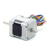 NEMA11 2-Phasen-Schrittmotor 1.8° 0.060Nm Litzen:6 0.95A 2-Wellenenden:5mm  Neu OVP