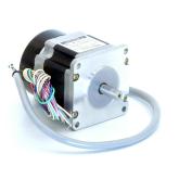 SIZE60 5-Phasen-Schrittmotor 0.72° 0.42Nm Litzen:10 1.4A Frontwelle:8mm Encoder Line Driver  Neu OVP