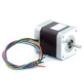 NEMA17 2-phase stepper motor 1.8° 0.62Nm Strands: 4 0.85A Front shaft: 5mm  New FS