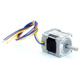 NEMA11 2-Phasen-Schrittmotor 1.8° 0.078Nm Litzen:4 1.2A Frontwelle:5mm  Neu OVP