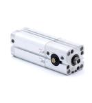 Pneumatic cylinder with locking unit 