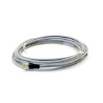 M12 female 0° A-cod. with cable