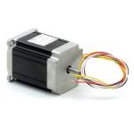 NEMA23 2-phase stepper motor 0.9° 1.45Nm Strands: 8 2.45A 2 shaft ends: 6.35mm  