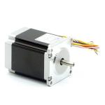 NEMA23 2-Phasen-Schrittmotor 1.8° 1.35Nm Litzen:8 2.3A 2-Wellenenden:6.35mm  