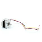 NEMA17 2-phase stepper motor 1.8° 0.22Nm Strands: 4 1.3A Front shaft: 5mm  
