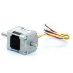 NEMA11 2-Phasen-Schrittmotor 1.8° 0.078Nm Litzen:4 1.2A 2-Wellenenden:5mm  