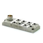 EOL - MVP metal, 8xM12, 5-pin, plug M23 19-pin.  