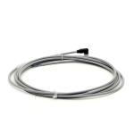 M8 female 90° A-cod. with cable