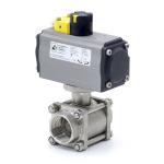 Pneumatic ball valve DN40 1 1/2" 