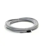 M8 female 0° A-cod. with cable 