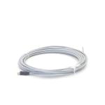 M8 female 0° A-cod. with cable