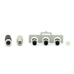 4 x MOSA-M8-connector straight, 4-pole 