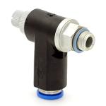 One-way flow control valve GRLA-1/8-QS-8-RS-B
