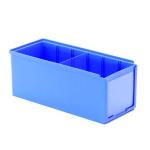 10 pieces boxes RK 300, 6 compartments, blue 