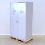 Fire-resistant gas cylinder cabinet 1200x2050x615 