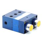 Pushbutton valve T-5/3-1/4