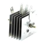 Rectifier column with press-fit diodes