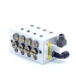 Oil+air mixing valve  