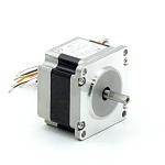NEMA23 2-Phasen-Schrittmotor 1.8° 0.39Nm Litzen:8 3.0A 2-Wellenenden:6.35mm  