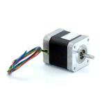 NEMA17 2-phase stepper motor 1.8° 0.62Nm Strands: 4 0.85A 2 shaft ends: 5mm  