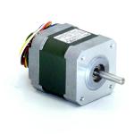 NEMA17 2-Phasen-Schrittmotor 1.8° 0.22Nm Litzen:6 0.4A 2-Wellenenden:5mm  