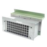 Water-cooled heat exchanger with circulation pump  