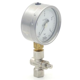 Bourdon tube pressure gauge 