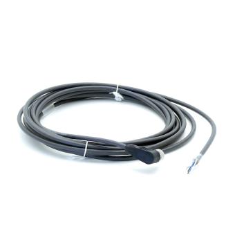 M12 female 90° A-cod. with cable shielded 