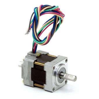 NEMA11 5-Phasen-Schrittmotor  0.72° ?Nm Litzen:5 0.8A 2-Wellenenden:?mm  Neu OVP