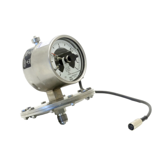 Druckmessgerät mit Kontakteinrichtung  