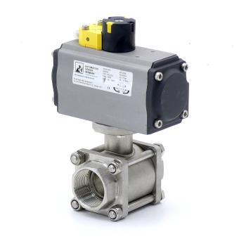 Pneumatic ball valve DN40 1 1/2" 