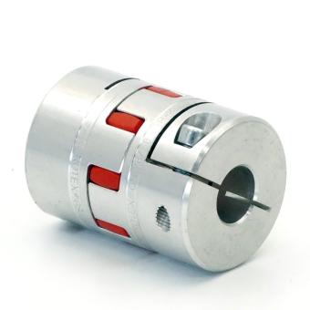 Claw coupling w. clamping hubs 
