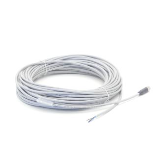 M8 female 0° A-cod. with cable 