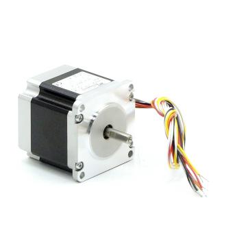 NEMA23 2-phase stepper motor 1.8° 0.9Nm Strands: 8 1.0A Front shaft: 6.35mm  