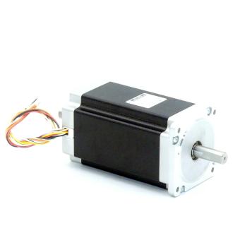 NEMA34 2-Phasen-Schrittmotor 1.8° 7.2Nm Litzen:8 6.4A 2-Wellenenden:14mm  Neu OVP