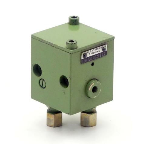 Solenoids operated check valve  Used