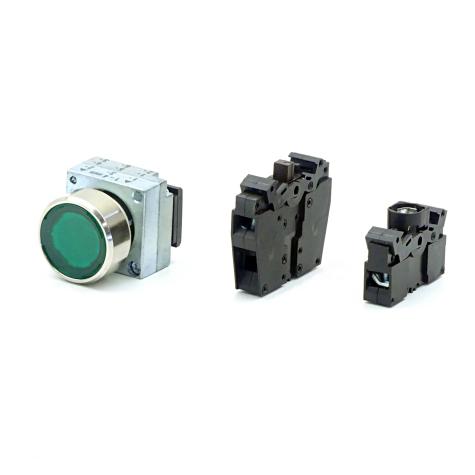 4 Pieces Illuminated push-button green 3SB3605-0AA41 New FS