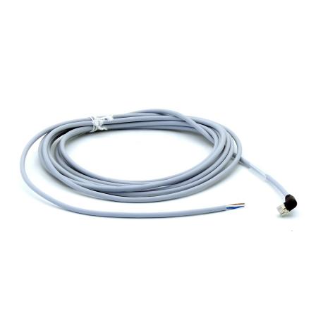 M8 female 90° A-cod. with cable PUR 4x0,25 grey 5m New FS