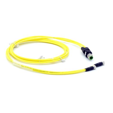 Y-distributor M12 male / M8 female straight  New FS
