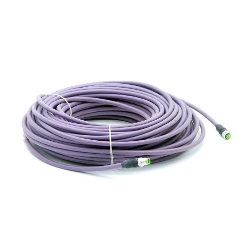 Profibus fast connect cable M12 male 0°/ M12 female 0°  New