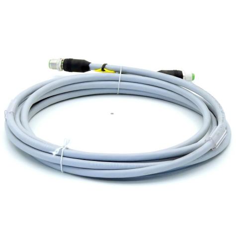M12 St. 0° / M12 Bu. 0° A-kod. geschirmt  