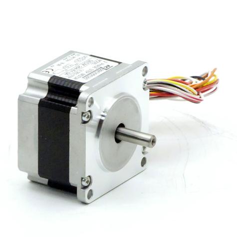NEMA23 2-phase stepper motor 1.8° 0.39Nm Strands: 8 1.0A Front shaft: 6.35mm  New FS