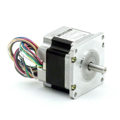 SIZE60 5-Phasen-Schrittmotor 0.72° 0.42Nm Litzen:10 1.4A 2-Wellenenden:8mm  Neu OVP